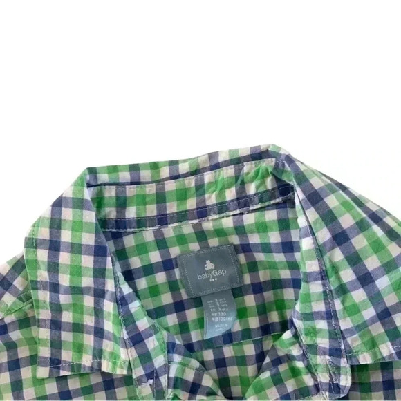 Gap Gingham Button Down Shirt Size 3T - Picture 3 of 3